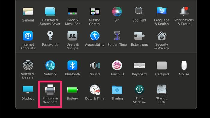 Cách kết nối MacBook với máy in qua Wifi - Bước 3